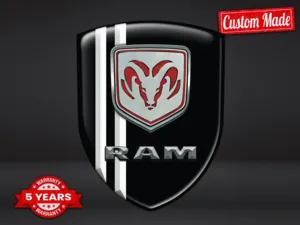 Dodge Vinyle Auto Course Personnalisable Robuste